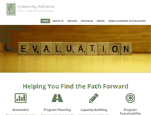 Tablet Screenshot of communitysolutions.ca
